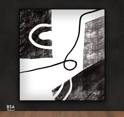 Modern Minimalist Modern Wall Art, Abstract Canvas Art Painting - Fora #31. Large Abstract Painting, Modern Abstract Painting, oil hand painting, office wall art, original abstract, textured art, Living room wall art, Modern interior wall art