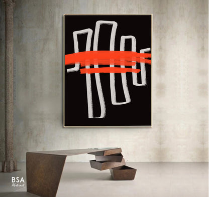 Modern Minimalist Abstract Wall Art - Fora Collection #33. Large Abstract Painting, Modern Abstract Painting, oil hand painting, office wall art, original abstract, textured art, Living room wall art, Modern interior wall art
