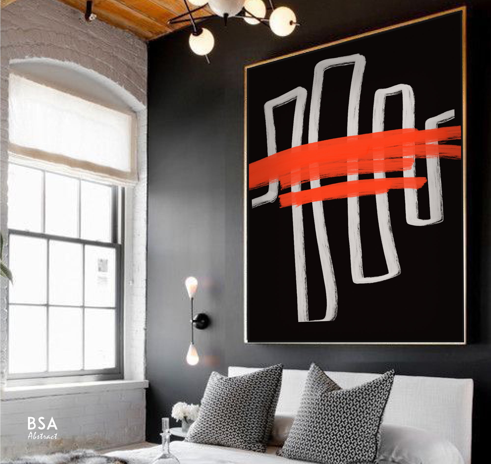 Modern Minimalist Abstract Wall Art - Fora Collection #33. Large Abstract Painting, Modern Abstract Painting, oil hand painting, office wall art, original abstract, textured art, Living room wall art, Modern interior wall art