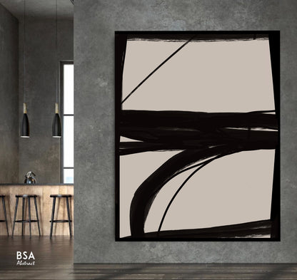 Modern Minimalist Abstract Wall Art - Fora Collection #39. Large Abstract Painting, Modern Abstract Painting, oil hand painting, office wall art, original abstract, textured art, Living room wall art, Modern interior wall art