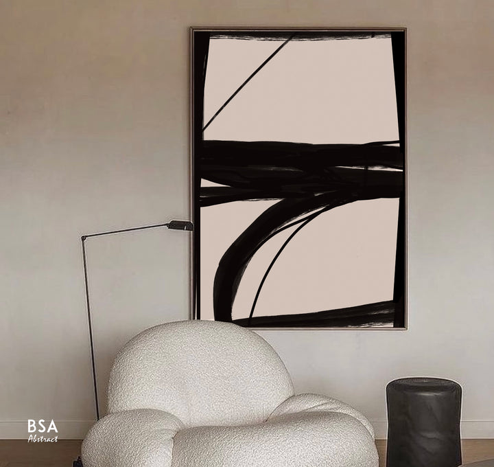 Modern Minimalist Abstract Wall Art - Fora Collection #39. Large Abstract Painting, Modern Abstract Painting, oil hand painting, office wall art, original abstract, textured art, Living room wall art, Modern interior wall art
