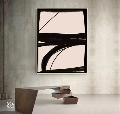 Modern Minimalist Abstract Wall Art - Fora Collection #39. Large Abstract Painting, Modern Abstract Painting, oil hand painting, office wall art, original abstract, textured art, Living room wall art, Modern interior wall art