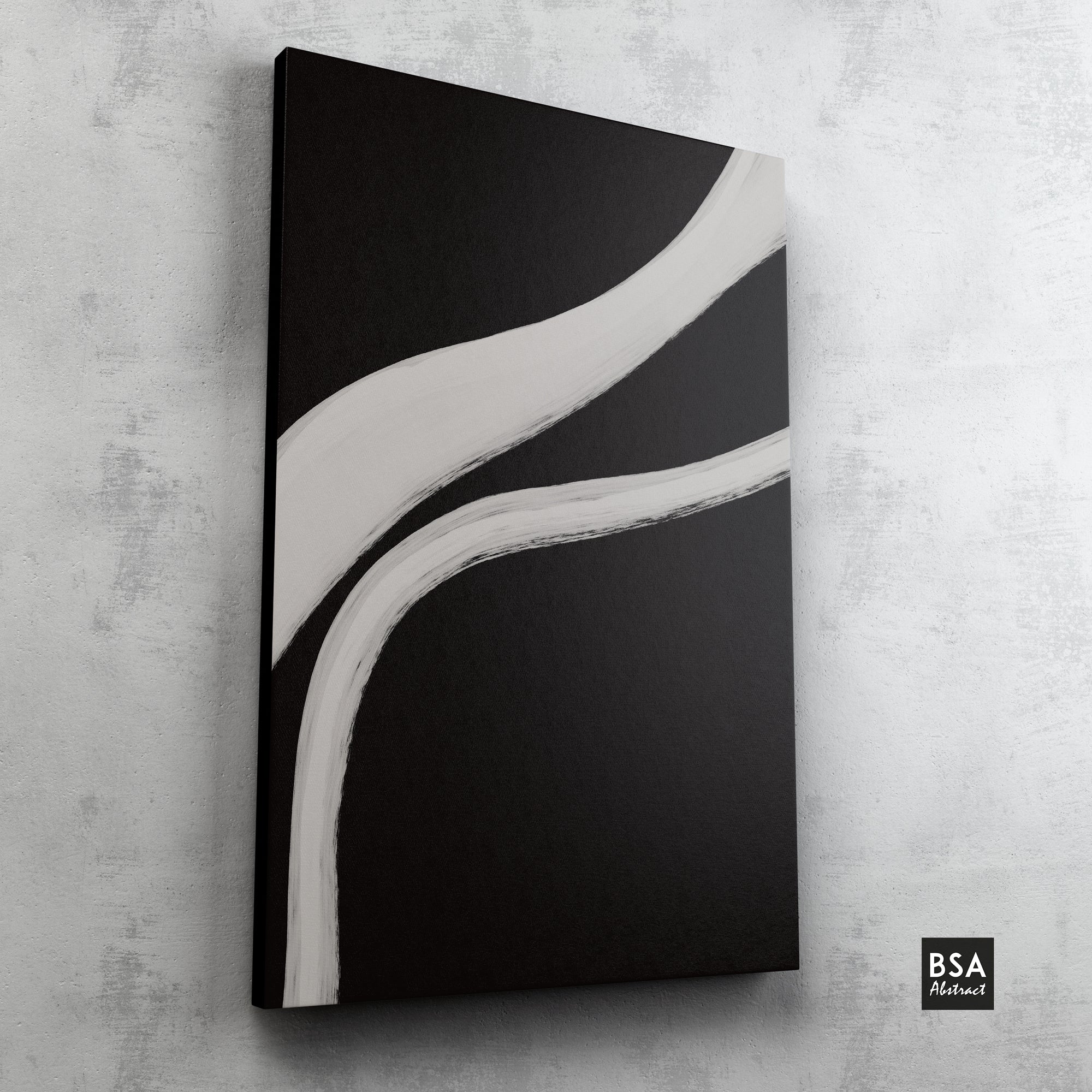 Minimalist Black & White Modern Abstract Wall Art - Fora #5. Large Abstract Painting, Modern Abstract Painting, oil hand painting, office wall art, original abstract, textured art, Living room wall art