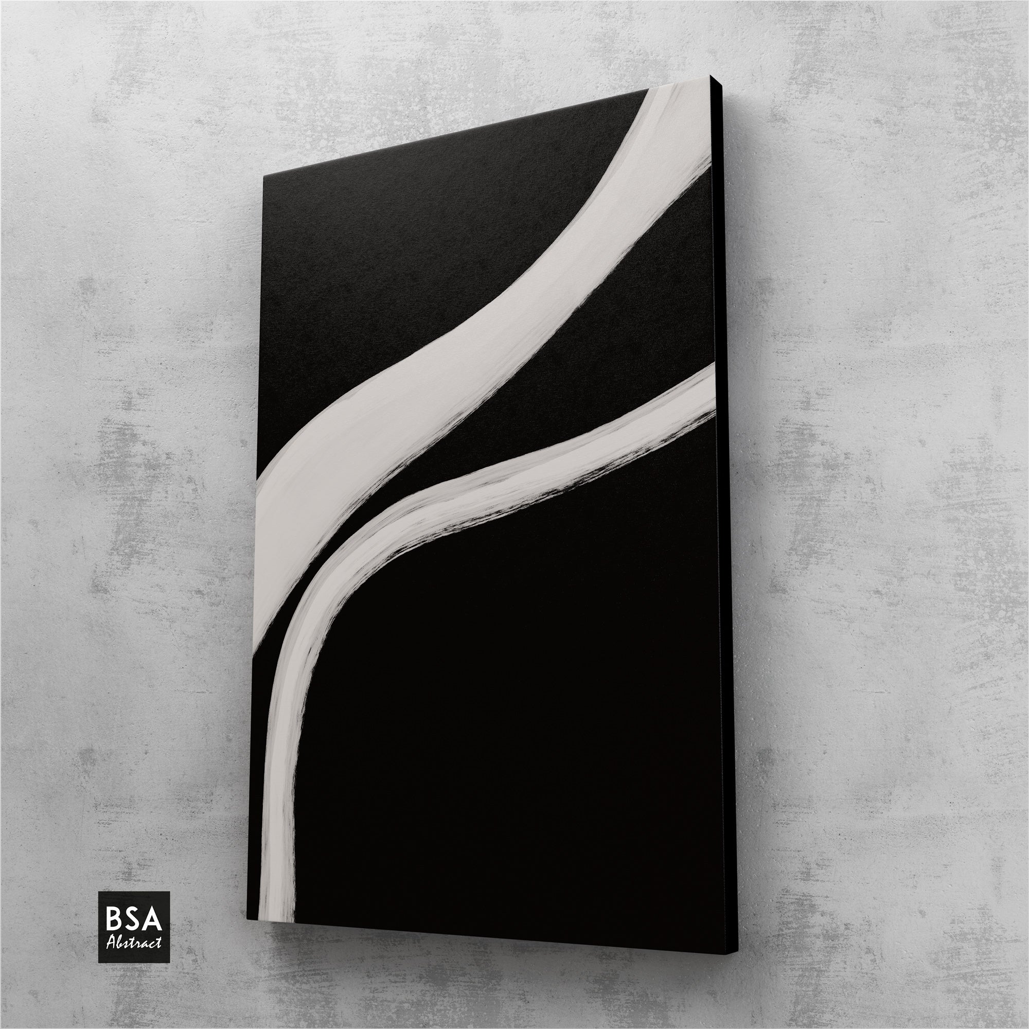 Minimalist Black & White Modern Abstract Wall Art - Fora #5. Large Abstract Painting, Modern Abstract Painting, oil hand painting, office wall art, original abstract, textured art, Living room wall art