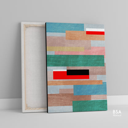 Geometric Modern Art, Abstract Canvas Art Painting - Fora #6. Large Abstract Painting, Modern Abstract Painting, oil hand painting, office wall art, original abstract, textured art, Living room wall art, Modern interior wall art