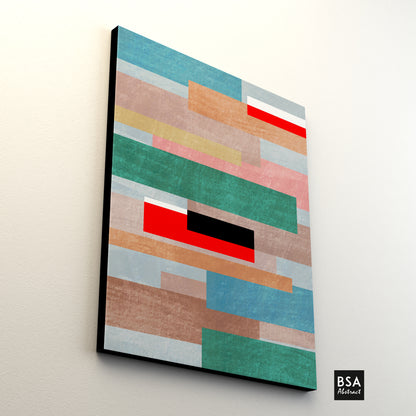 Geometric Modern Art, Abstract Canvas Art Painting - Fora #6. Large Abstract Painting, Modern Abstract Painting, oil hand painting, office wall art, original abstract, textured art, Living room wall art, Modern interior wall art