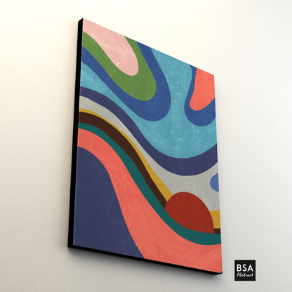 Colourful Modern Wall Art, Abstract Canvas Art Painting - Fora #7. Large Abstract Painting, Modern Abstract Painting, oil hand painting, office wall art, original abstract, textured art, Living room wall art, Modern interior wall art