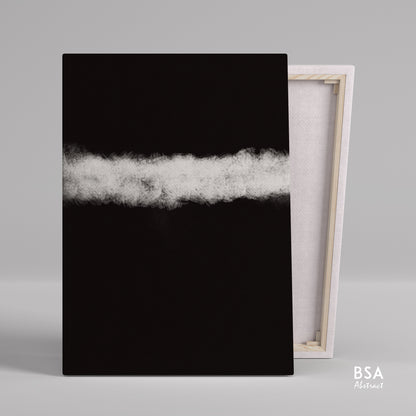 Black & White Minimalist Modern Wall Art, Abstract Canvas Art Painting - Fora #8. Black and white abstract art, Large Abstract Painting, Modern Abstract Painting, oil hand painting, office wall art, original abstract, textured art, Living room wall art, Modern interior wall art