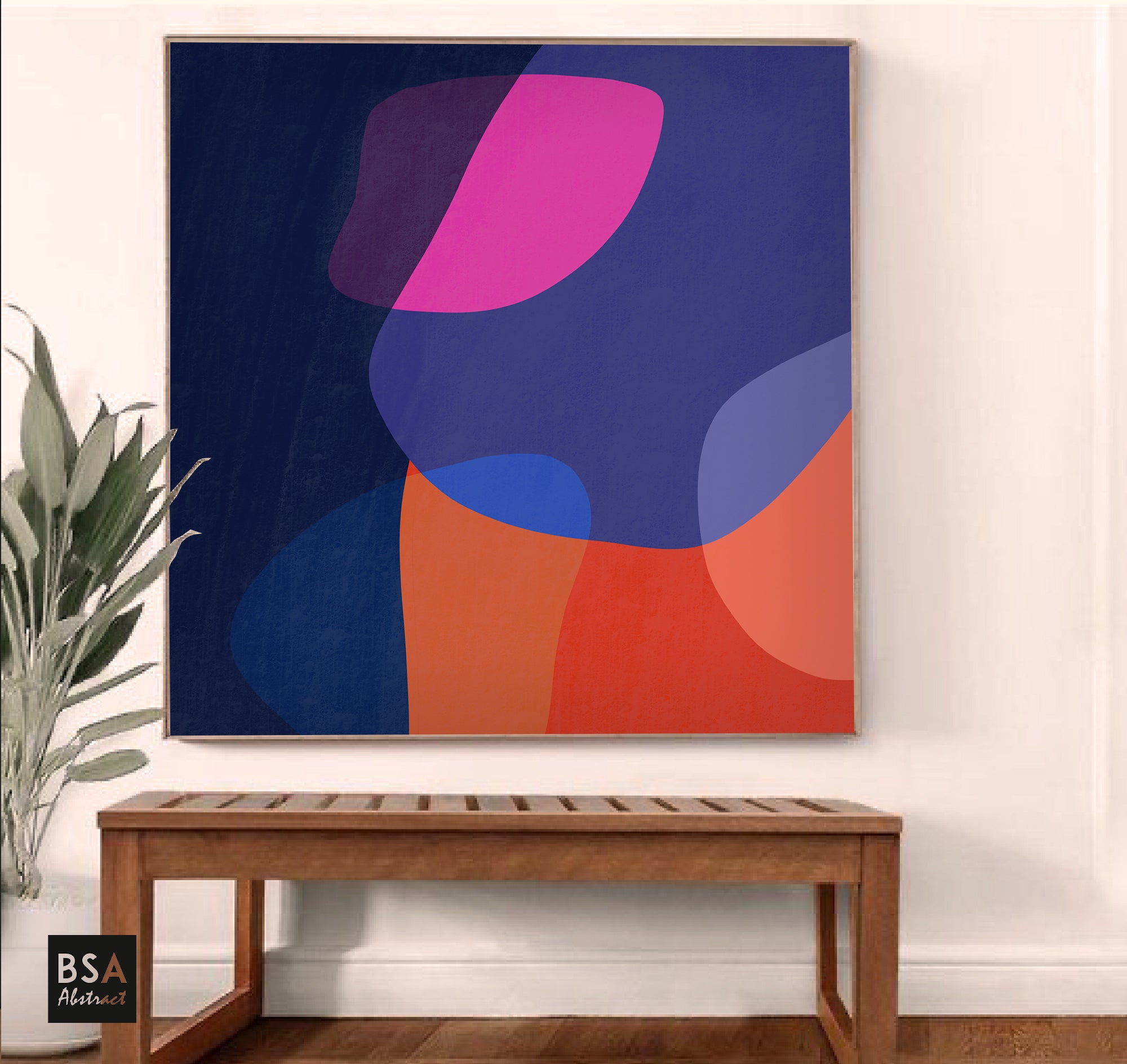 New Colourful Minimalist Modern Wall Art, Abstract Canvas Art Painting - Fora #9. Large Abstract Painting, Modern Abstract Painting, oil hand painting, office wall art, original abstract, textured art, Living room wall art, Modern interior wall art