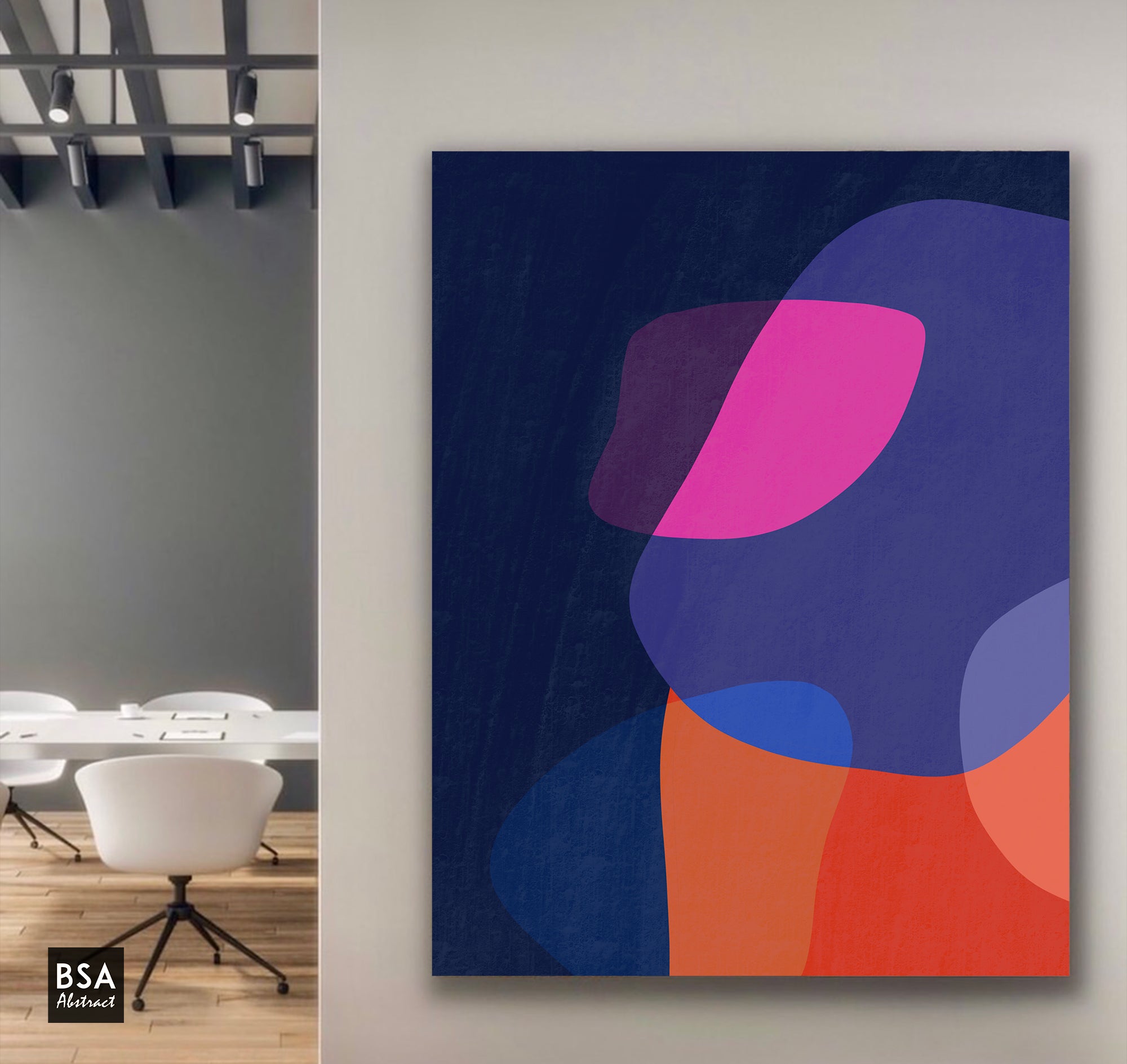 New Colourful Minimalist Modern Wall Art, Abstract Canvas Art Painting - Fora #9. Large Abstract Painting, Modern Abstract Painting, oil hand painting, office wall art, original abstract, textured art, Living room wall art, Modern interior wall art