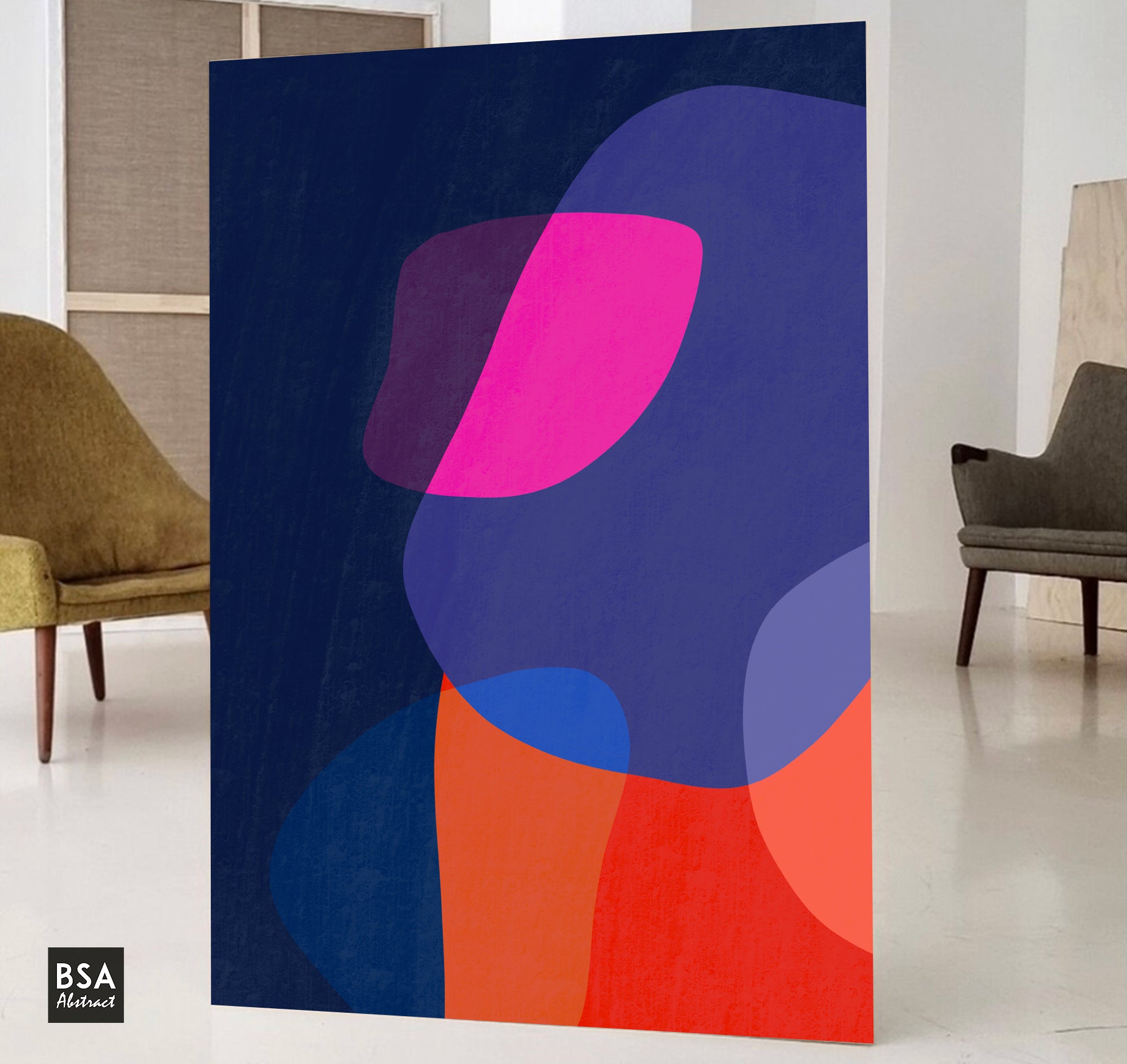 New Colourful Minimalist Modern Wall Art, Abstract Canvas Art Painting - Fora #9. Large Abstract Painting, Modern Abstract Painting, oil hand painting, office wall art, original abstract, textured art, Living room wall art, Modern interior wall art