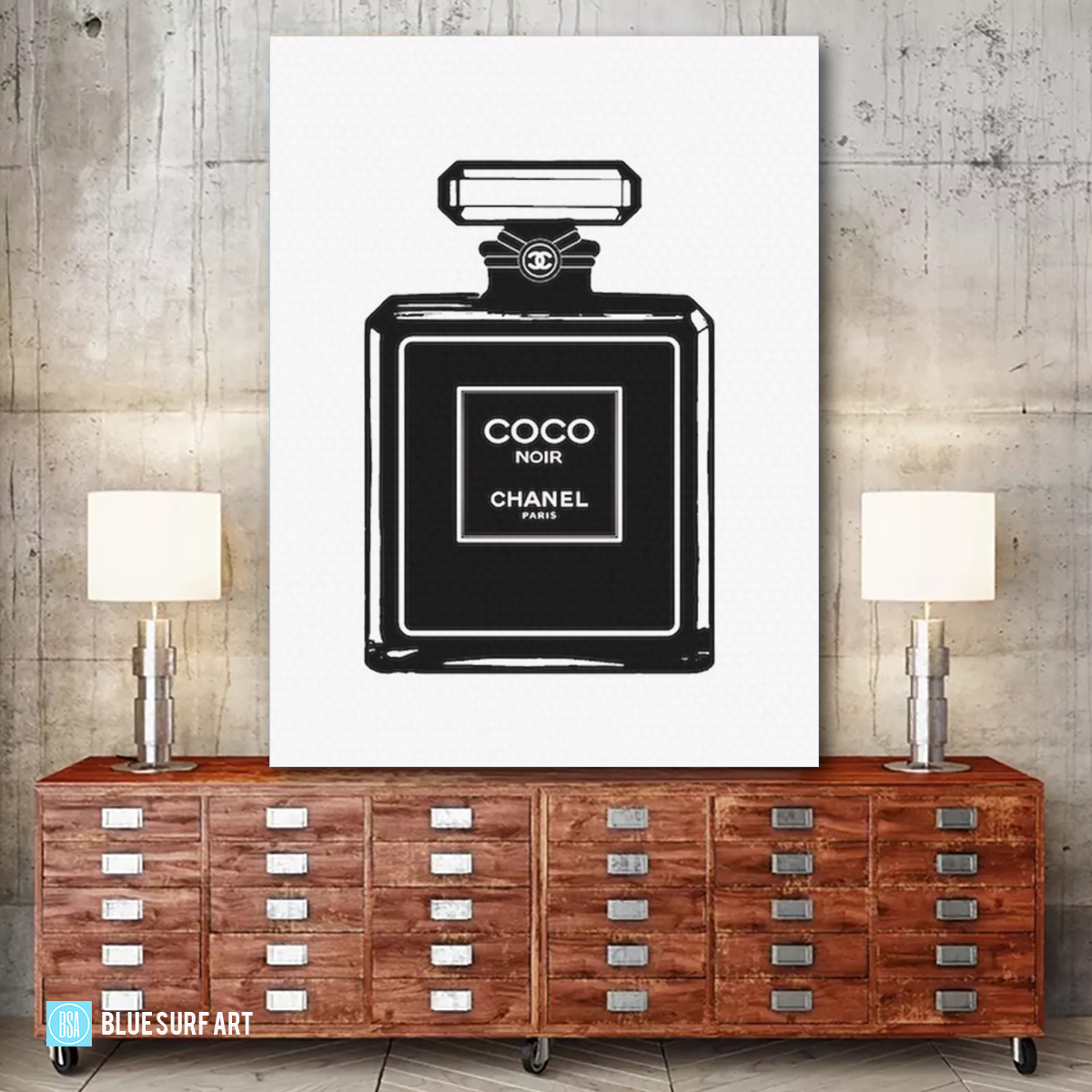 Coco oil painting on canvas by Blue Surf Art - 1 showcase