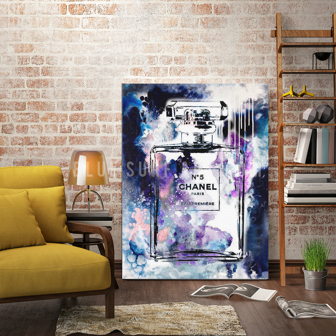 Senses oil painting on canvas by Blue Surf Art  - living room