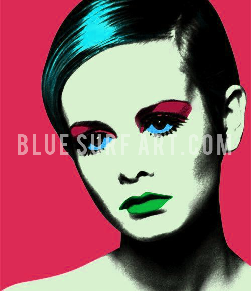 Recognize Warhol Oil Painting on Canvas