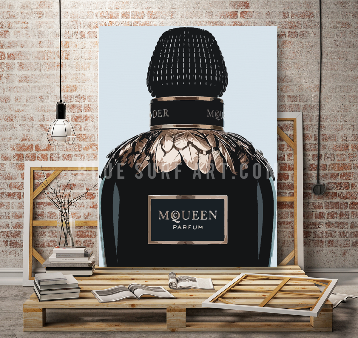 Mqueen oil painting on canvas by Blue Surf Art - 5