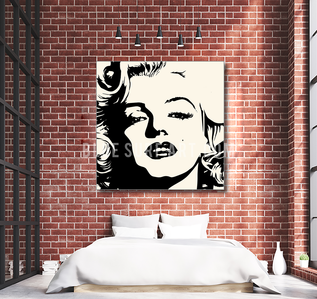 Marilyn Monroe oil painting on canvas by Blue Surf Art - 5 bedroom