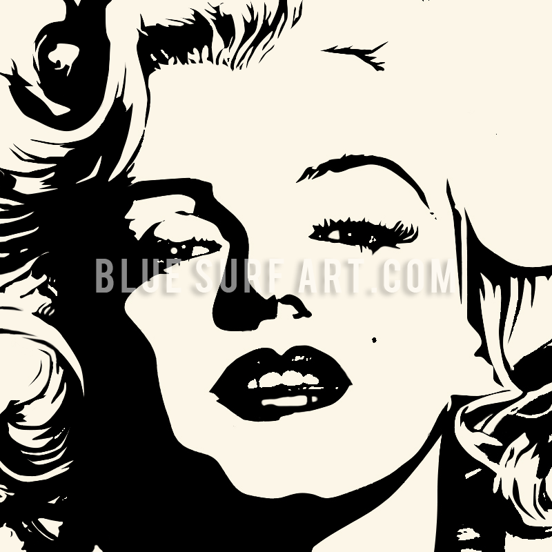Marilyn Monroe oil painting on canvas by Blue Surf Art - 1