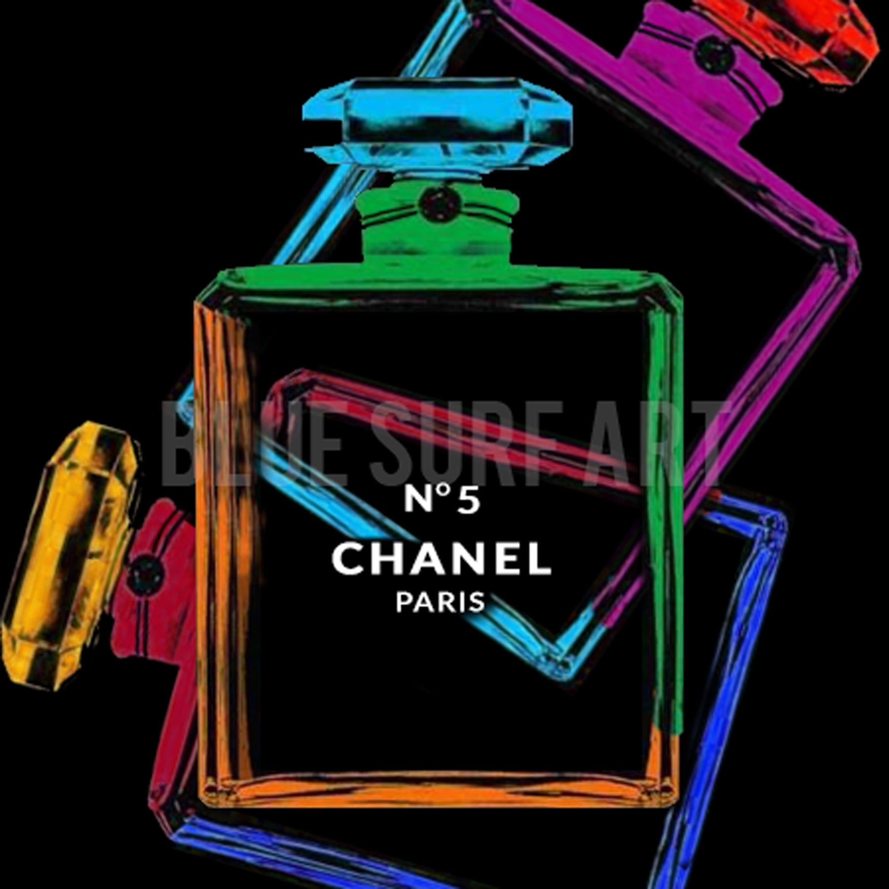 Chanel Perfume Warhol Canvas Art Oil Painting