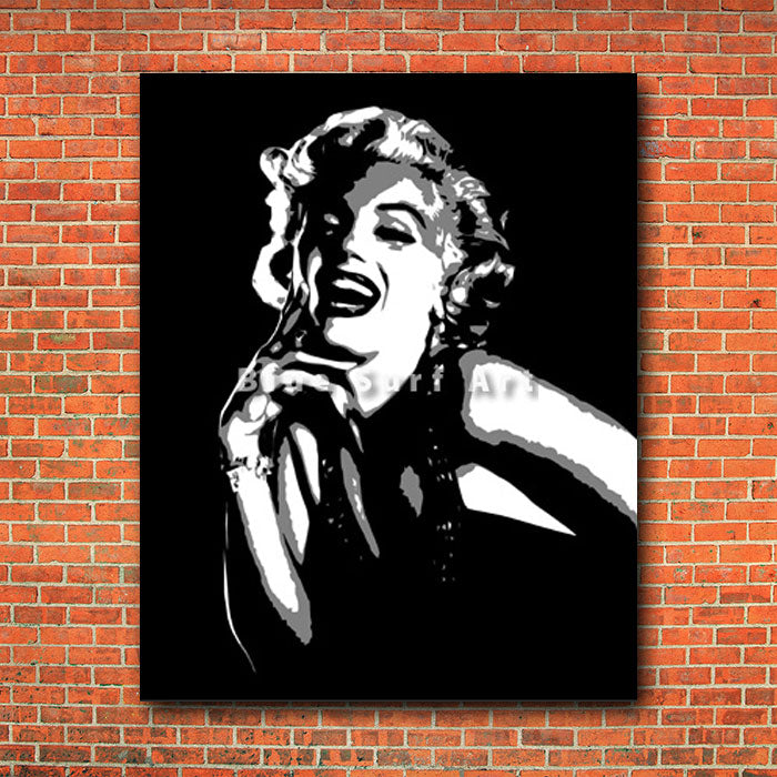Monroe - red bricks wall