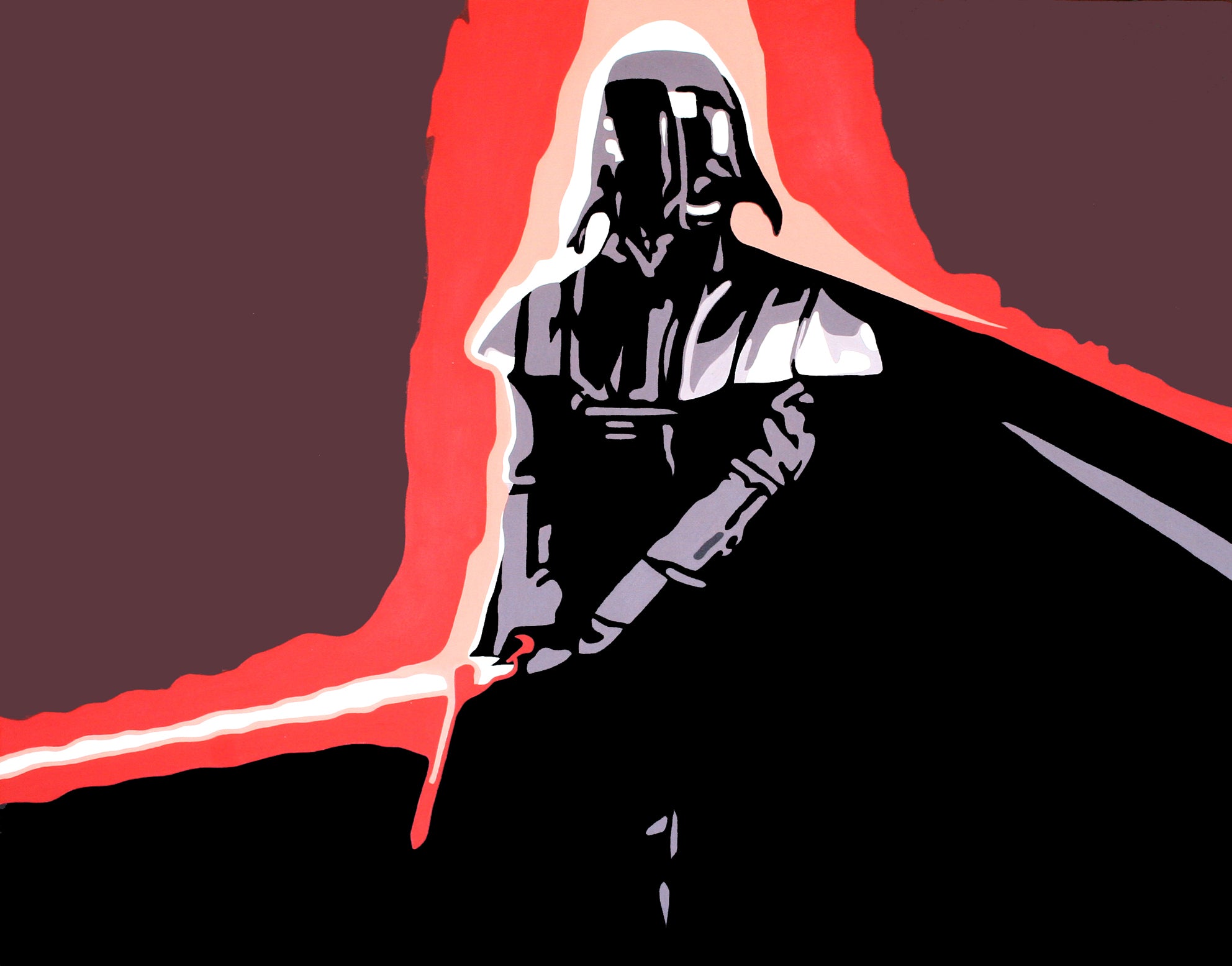 Star Wars Wall Art Painting Original Handmade Art Star Wars Pop Art Oil Painting