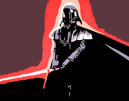 Star Wars Wall Art Painting Original Handmade Art Star Wars Pop Art Oil Painting