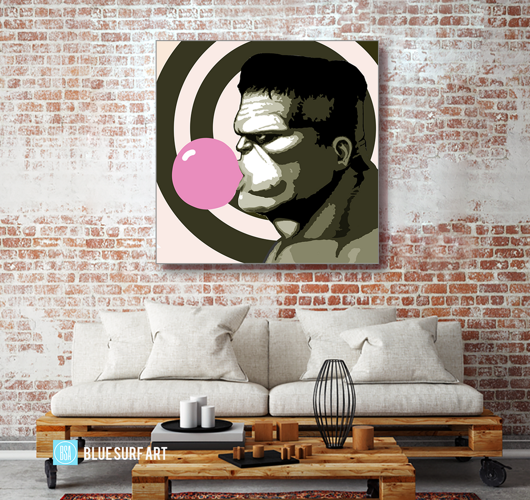 Hulk Smash Oil Painting on Canvas by Blue Surf Art 4