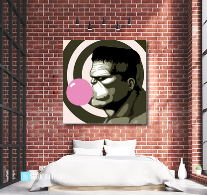 Hulk Smash Oil Painting on Canvas by Blue Surf Art 5