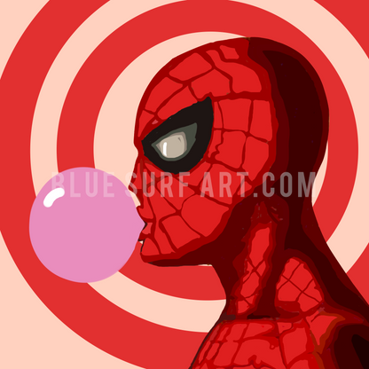 Blowing Web Oil Painting on Canvas by Blue Surf Art 