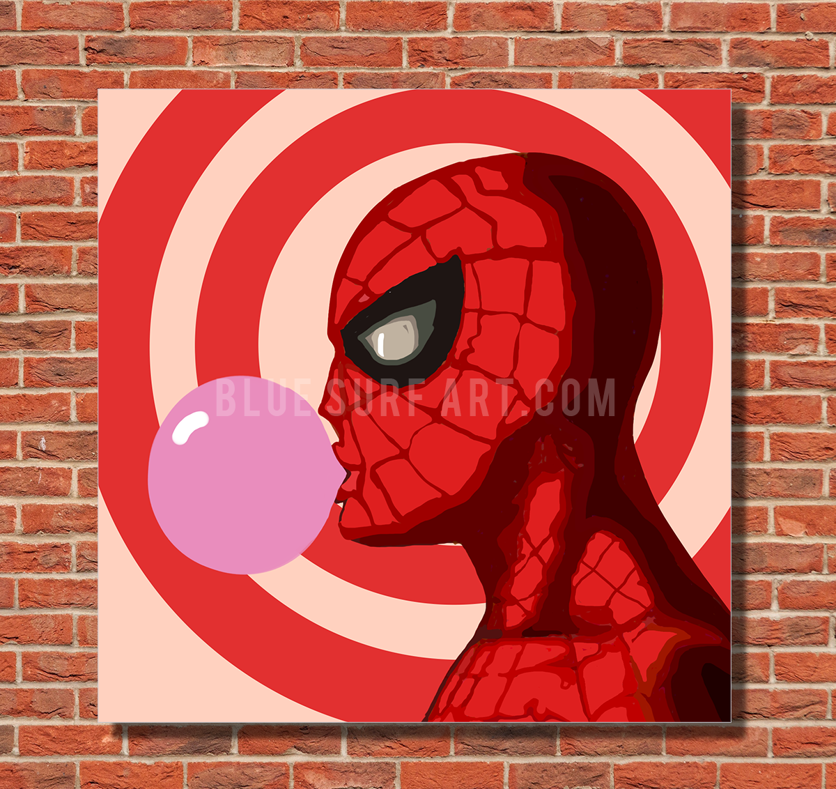 Blowing Web Oil Painting on Canvas by Blue Surf Art  1