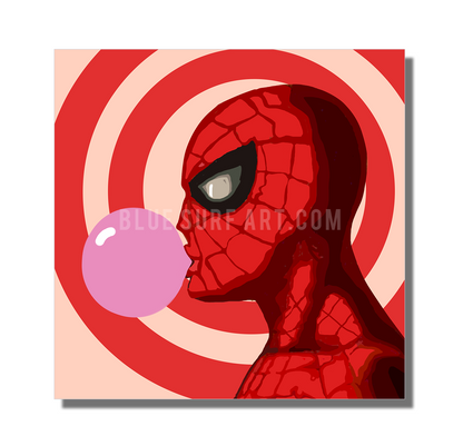 Blowing Web Oil Painting on Canvas by Blue Surf Art  2