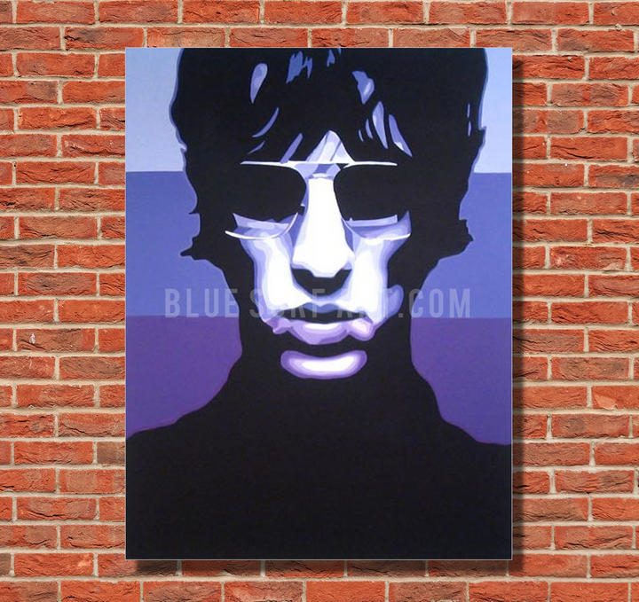 Keys to the World - Richard Ashcroft Oil Painting on Canvas by Blue Surf Art 1