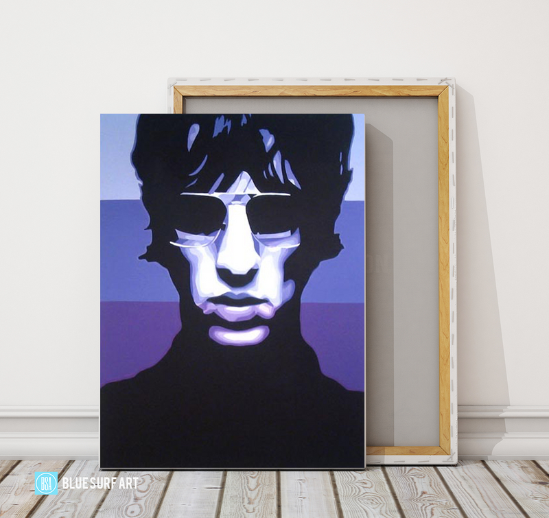 Keys to the World - Richard Ashcroft Oil Painting on Canvas by Blue Surf Art 3
