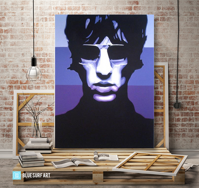 Keys to the World - Richard Ashcroft Oil Painting on Canvas by Blue Surf Art 4