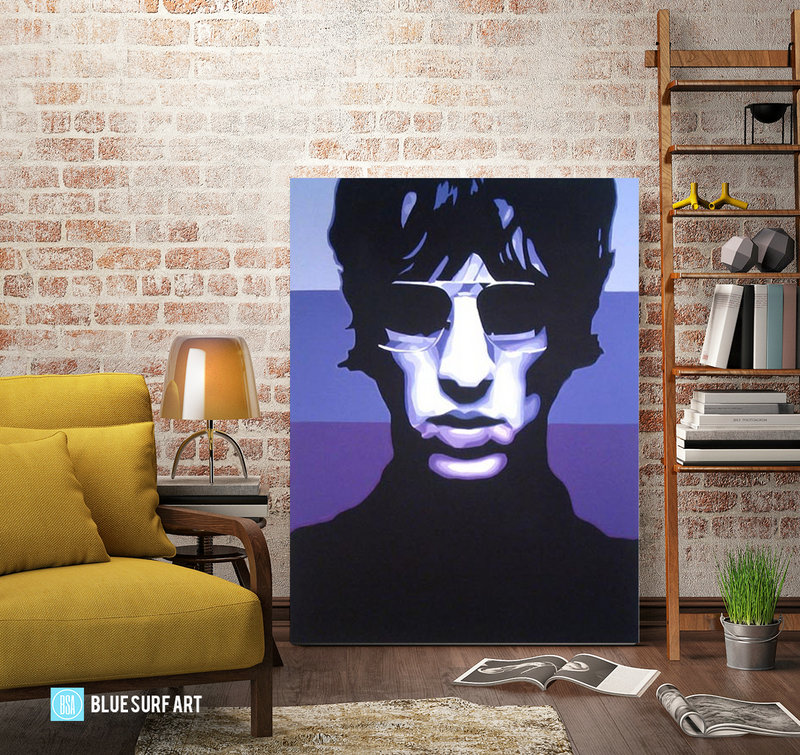 Keys to the World - Richard Ashcroft Oil Painting on Canvas by Blue Surf Art 6