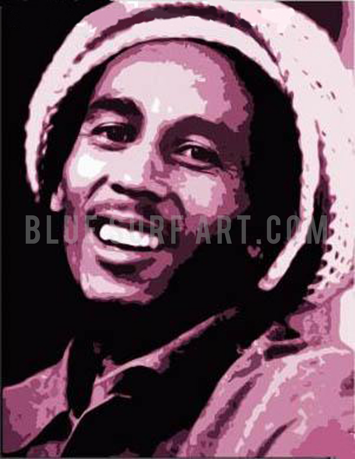 Tuff Gong - Bob Marley Oil painting on canvas by Blue Surf Art
