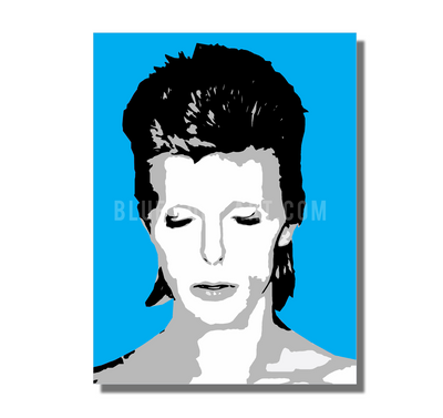 BOWIE Oil painting on canvas by Blue Surf Art 3