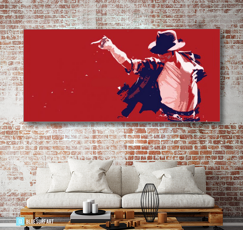 This is it - Michael Jackson oil painting on canvas by Blue Surf art 2