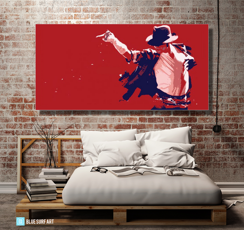 This is it - Michael Jackson oil painting on canvas by Blue Surf art 3