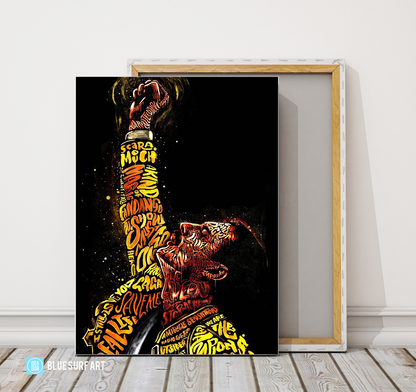 Queen Musician Pop Music Wall Art Hand Painting on Canvas Home Decor 3