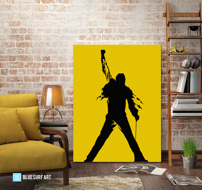 The Game - Queen Oil Painting on Canvas by Blue Surf Art 3