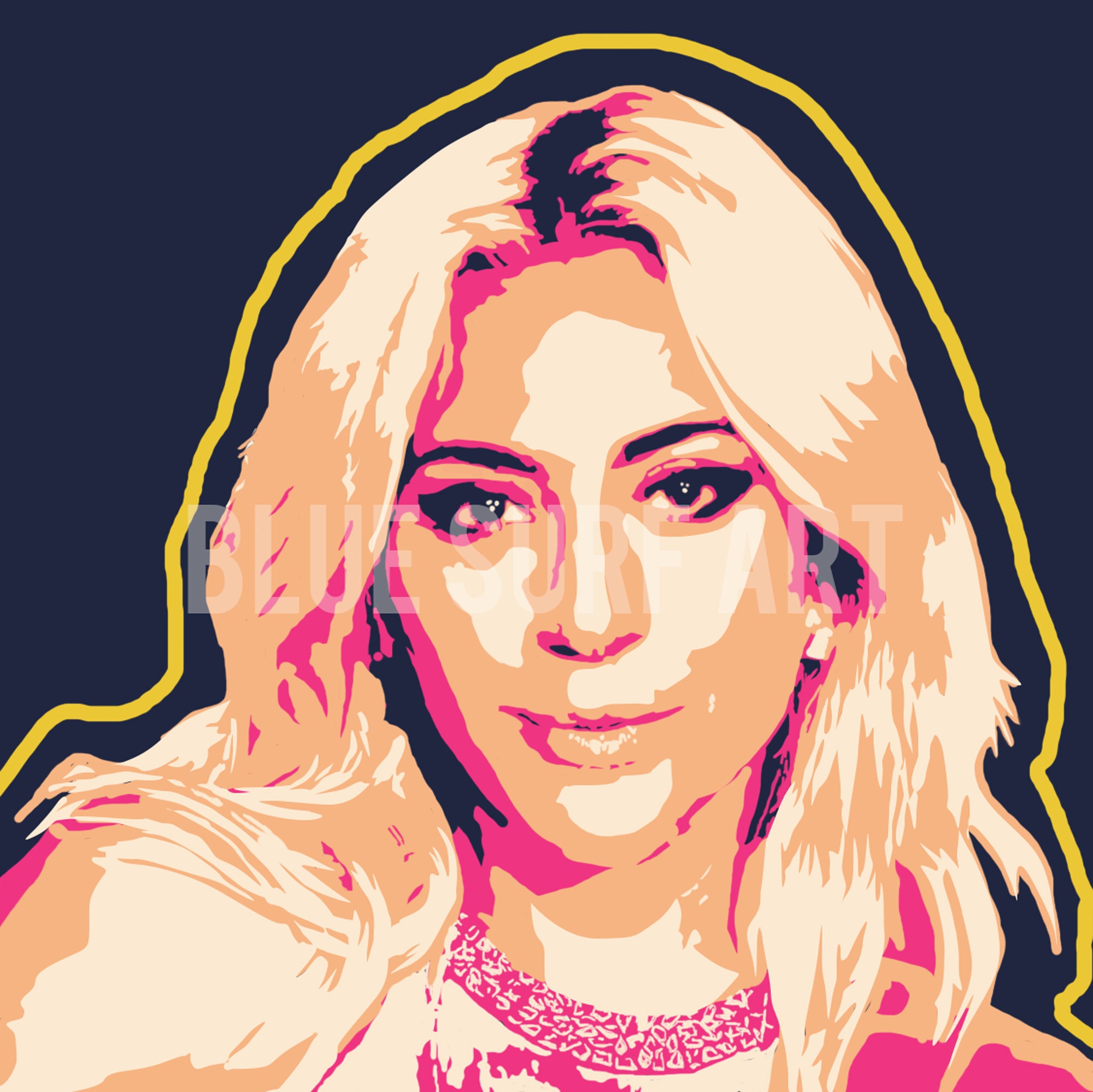 Lady Gaga Canvas Pop Art Oil Painting