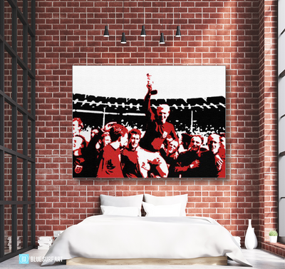 Englands World Cup Oil Painting on Canvas by Blue Surf Art 2