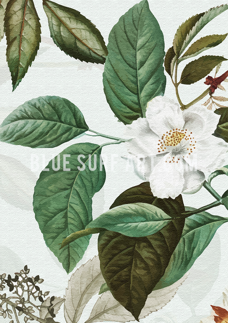 Tropical Wild Plants Canvas Art Print