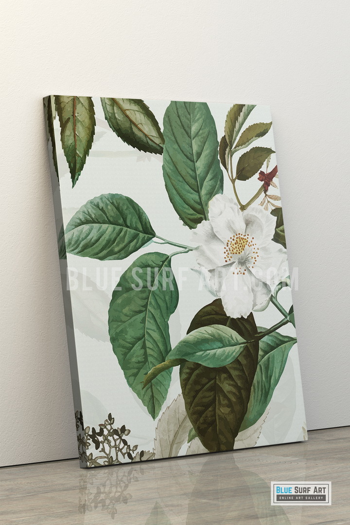 Tropical Wild Plants Canvas Art Print