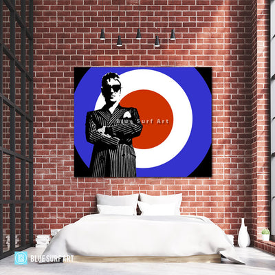 Paul Weller Target -  Bed Room Showcase