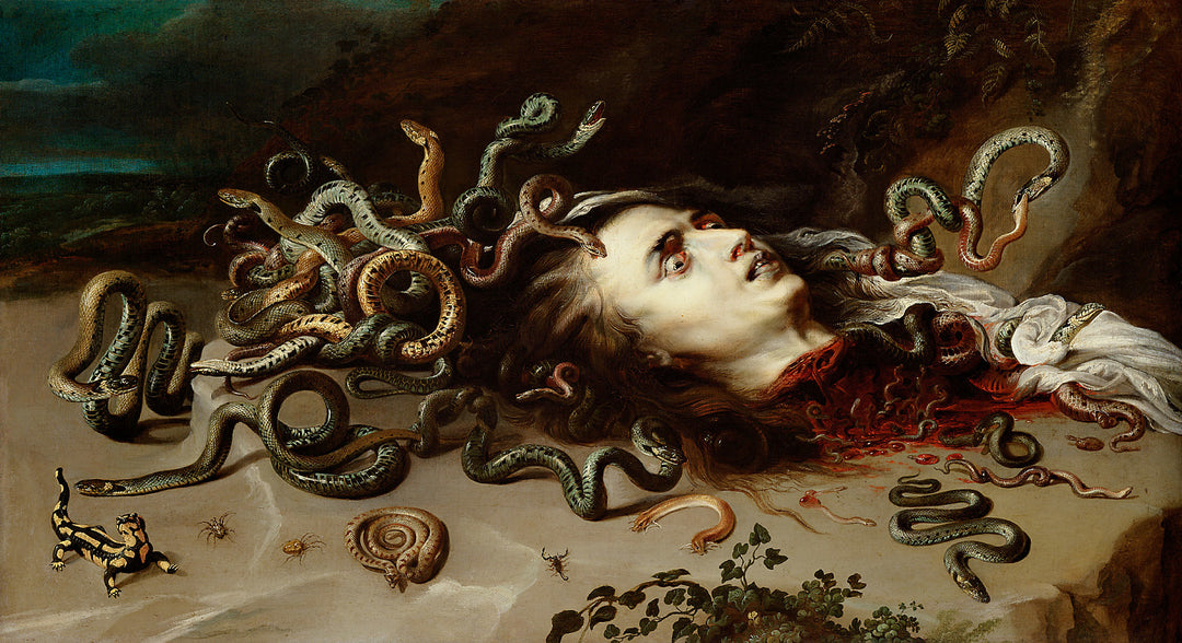 Head of Medusa by Peter Paul Rubens Reproduction Oil Painting on Canvas