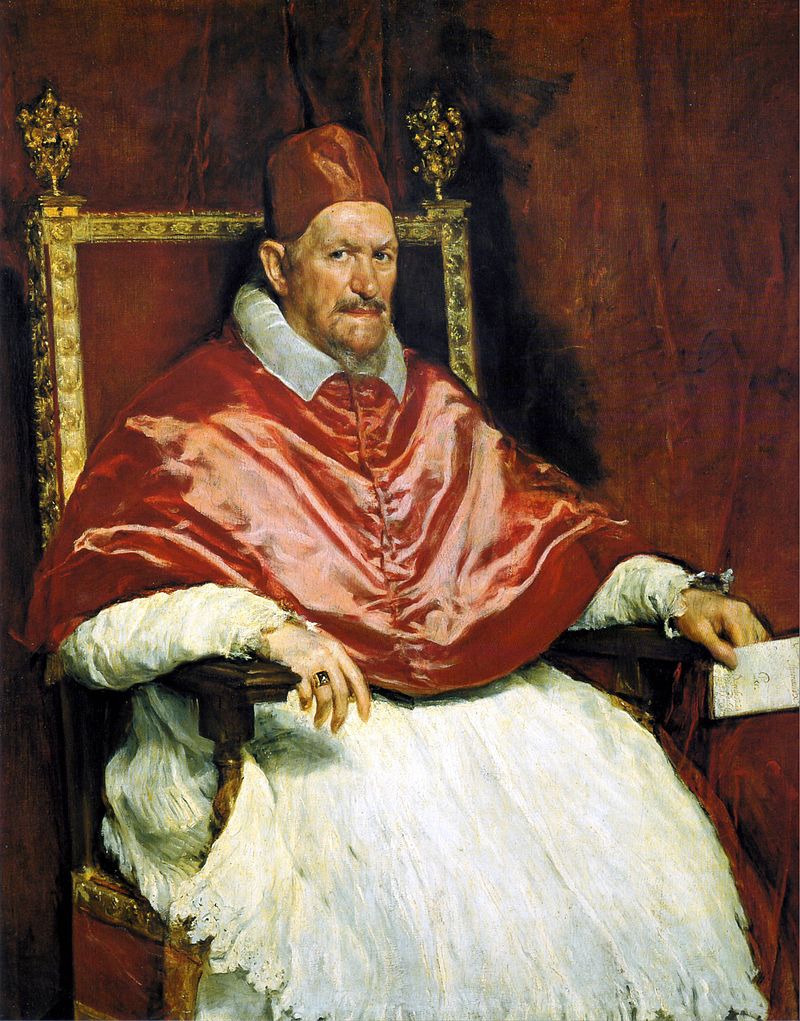 Portrait of Innocent X by Diego Velazquez I Blue Surf Art