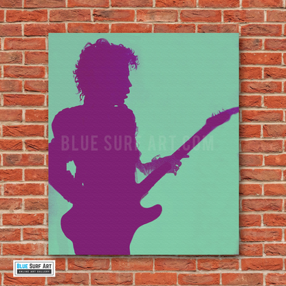 Prince Canvas, Prince on Stage Art Painting