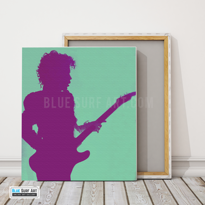 Prince Canvas, Prince on Stage Art Painting
