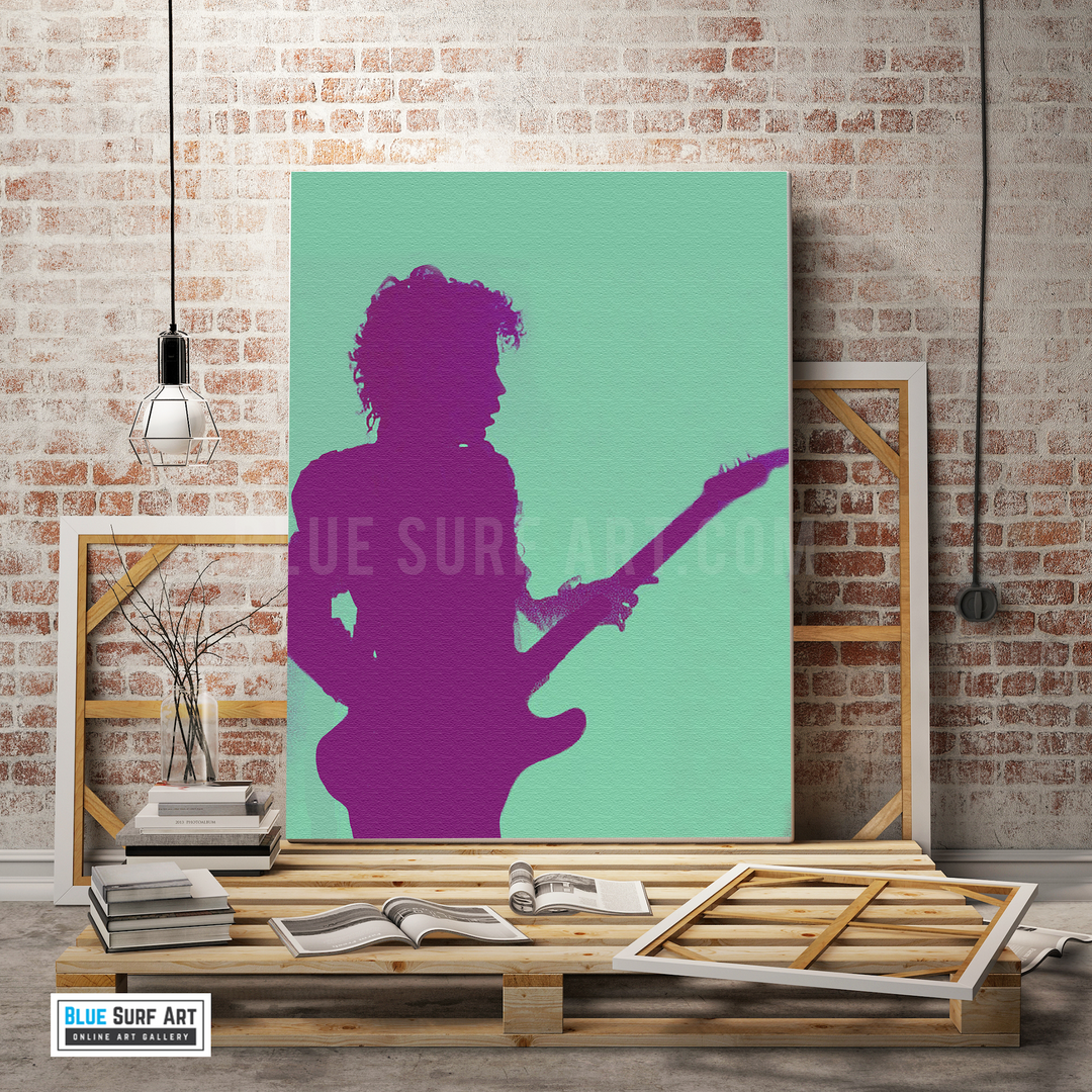 Prince Canvas, Prince on Stage Art Painting